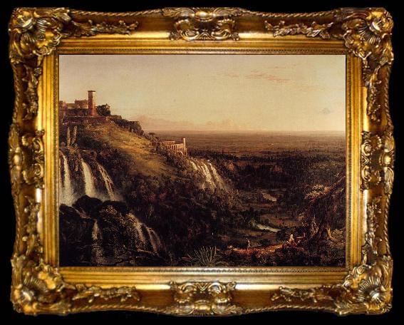 framed  Thomas Cole The Cascatelli ivoli, Looking Towards Rome, ta009-2
